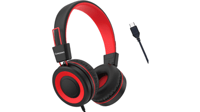 Kids USB-C Headphones: Volume Limited & Foldable