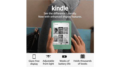 Kindle 16GB: Lightest, Fastest, Enhanced Reading - Matcha