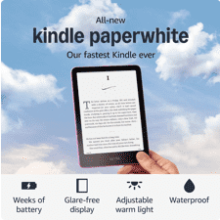 Kindle Paperwhite 7" Glare-Free Display, 16 GB - Raspberry