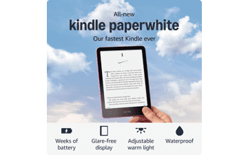 Kindle Paperwhite 7" Glare-Free Display, 16 GB - Raspberry