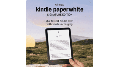 Kindle Paperwhite Signature Edition: Fast, Wireless Charging, Long Battery