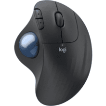 Logitech Ergo M575S Wireless Trackball Mouse - Graphite Blue