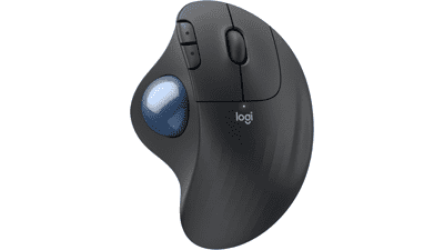 Logitech Ergo M575S Wireless Trackball Mouse - Graphite Blue