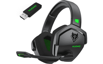 NUBWO G06 Dual Wireless Gaming Headset: 100H Battery, 50mm Drivers