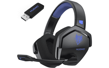 NUBWO G06 Dual Wireless Gaming Headset: Low Latency, 100H Playtime