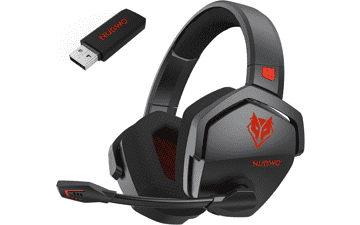 NUBWO G06 Dual Wireless Gaming Headset: Low Latency, 100H Playtime