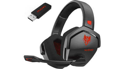 NUBWO G06 Dual Wireless Gaming Headset: Low Latency, 100H Playtime