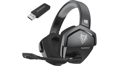 NUBWO G06 Wireless Gaming Headset: Low Latency, 100H Playtime