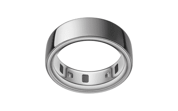 Oura Ring 4 Silver Size 10 Smart Ring, Sleep & Fitness Tracker