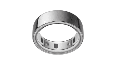 Oura Ring 4 Silver Size 10 Smart Ring, Sleep & Fitness Tracker