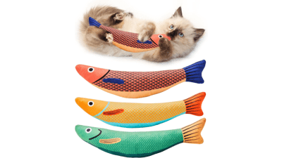 Potaroma Catnip Fish Toys: Interactive & Durable