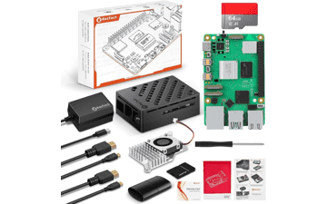 Raspberry Pi 5 8GB Kit: 64GB Edition with Active Cooler