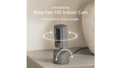 Ring Indoor Cam: 360° HD Pan-Tilt, Two-Way Talk (2024)