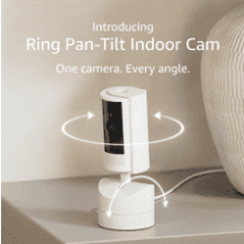 Ring Indoor Cam: 360° HD Pan-Tilt, Two-Way Talk