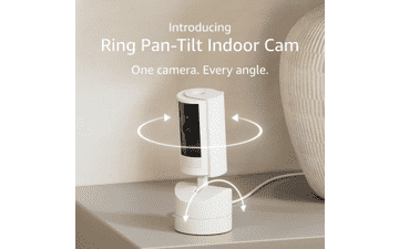 Ring Indoor Cam: 360° HD Pan-Tilt, Two-Way Talk