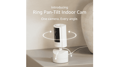 Ring Indoor Cam: 360° HD Pan-Tilt, Two-Way Talk