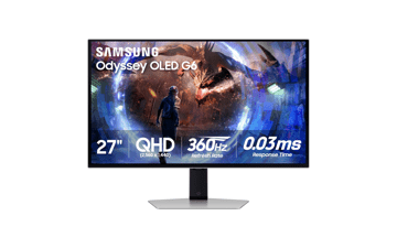 Samsung 27" Odyssey OLED G6 Gaming Monitor: 360Hz, 0.03ms, FreeSync Premium Pro