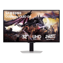 Samsung 32" Odyssey OLED G8: 4K, 240Hz Gaming Monitor