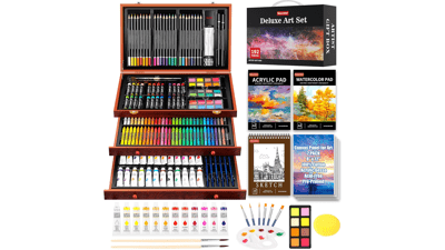 Soucolor Art Supplies Deluxe Set