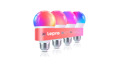 Lepro Smart Light Bulbs: AI, WiFi, Alexa & Google Compatible