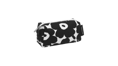 Marimekko Unikko Black Floral Cosmetic Bag