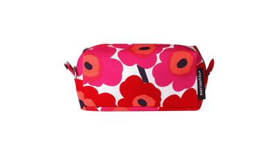 Marimekko Unikko Red Floral Cosmetic Bag