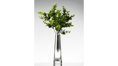 Metallic Ombre Bud Vase - European Glass Flower Vase