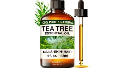 Tea Tree Oil for Skin, Hair & Nails - 4 Fl Oz